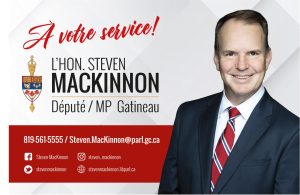 Carte professionnelle - L'hon. Steven MacKinnon